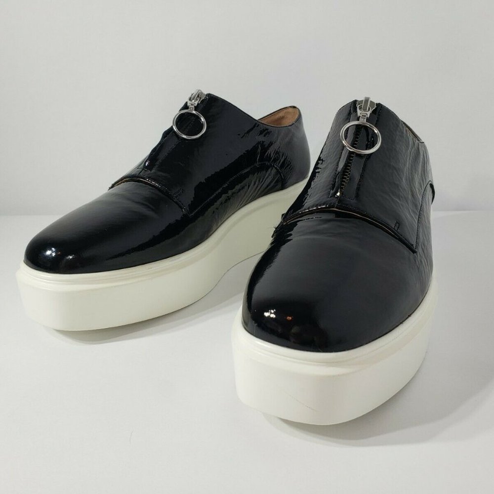 Linea Paolo Kelani Platform Sneaker Black Women's 11